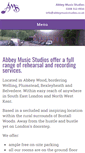 Mobile Screenshot of abbeymusicstudios.co.uk